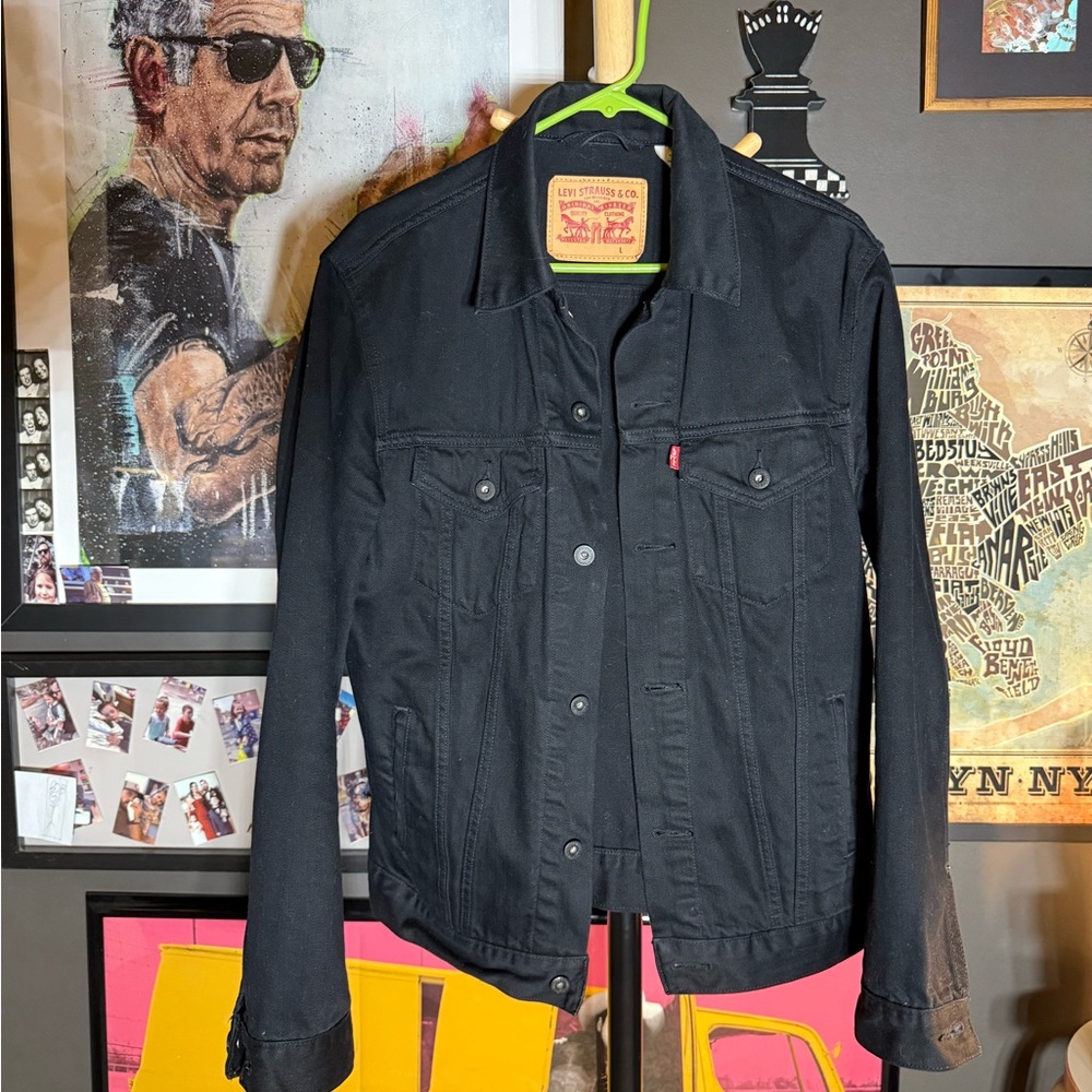 Levi's Men's Black Denim Trucker Jacket